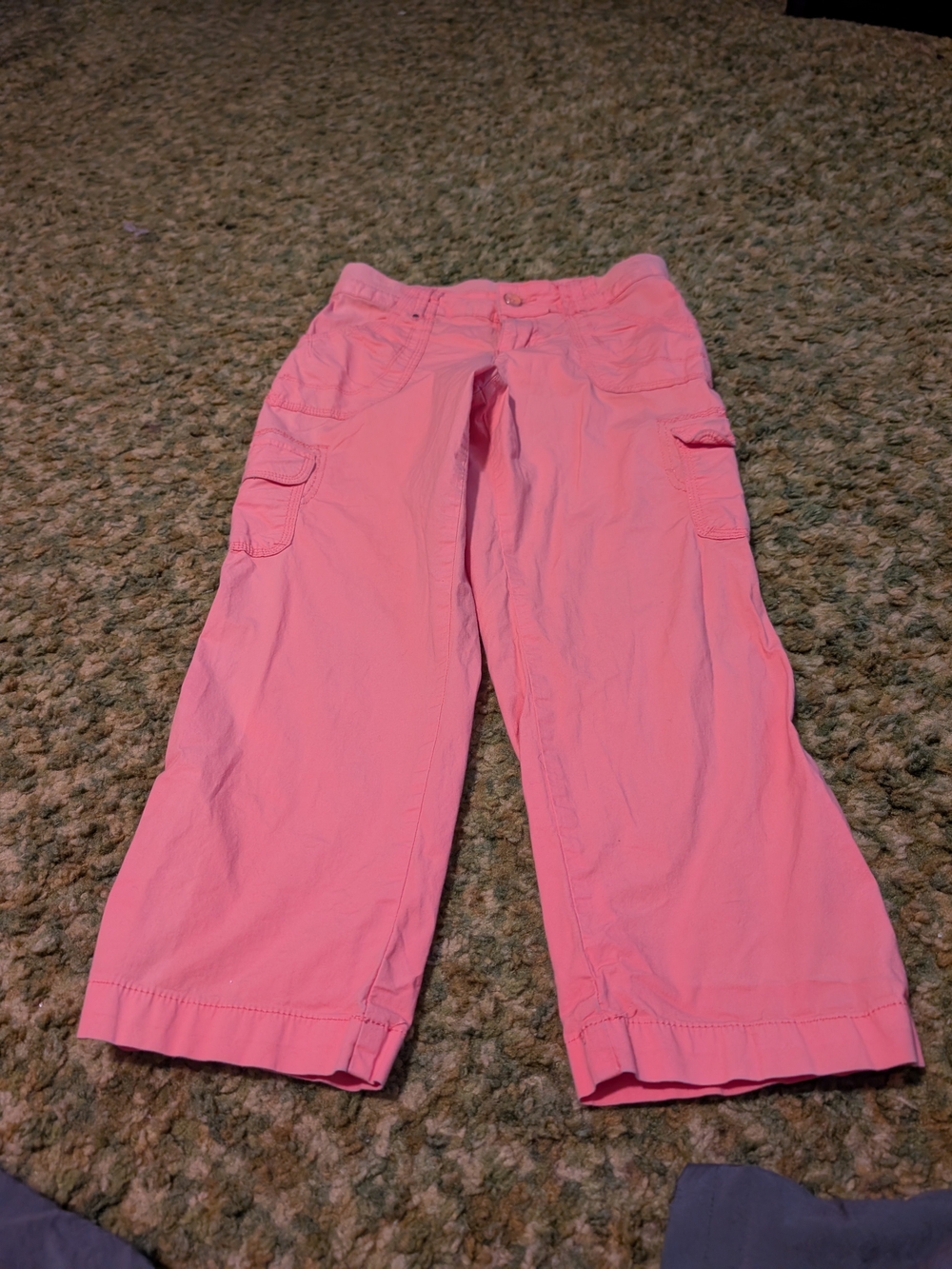 Lee Pink Cargo Capri Shorts for Kids
